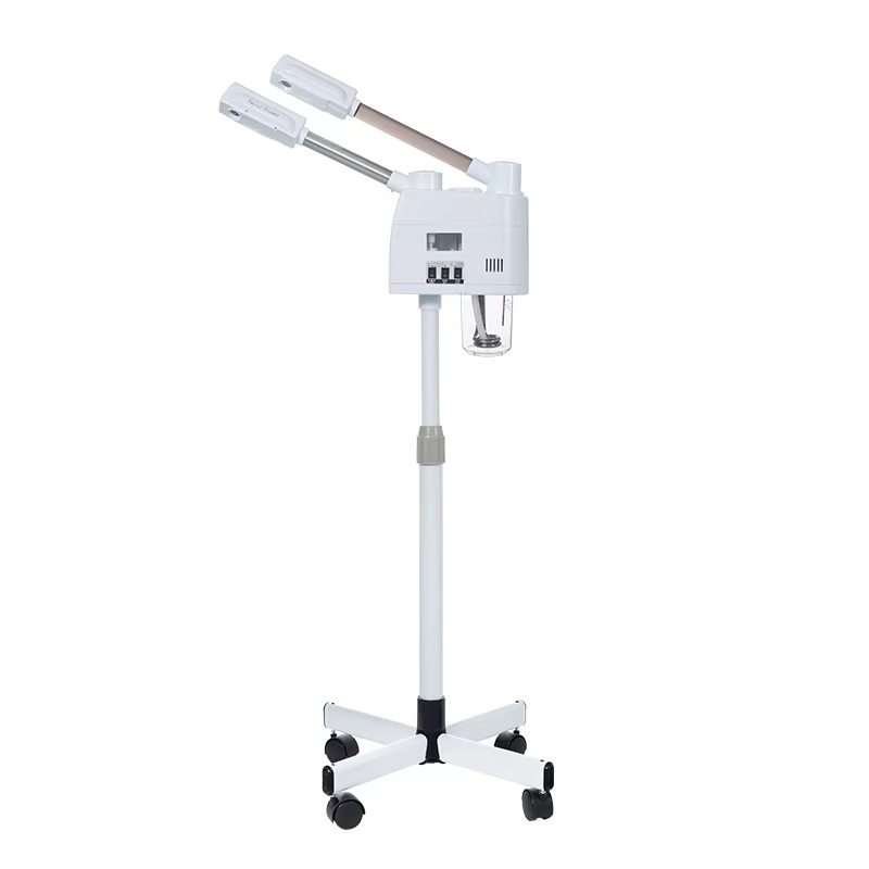 Face Steamer - Weißer 2-in-1-Dampfgerät für heißes und kaltes