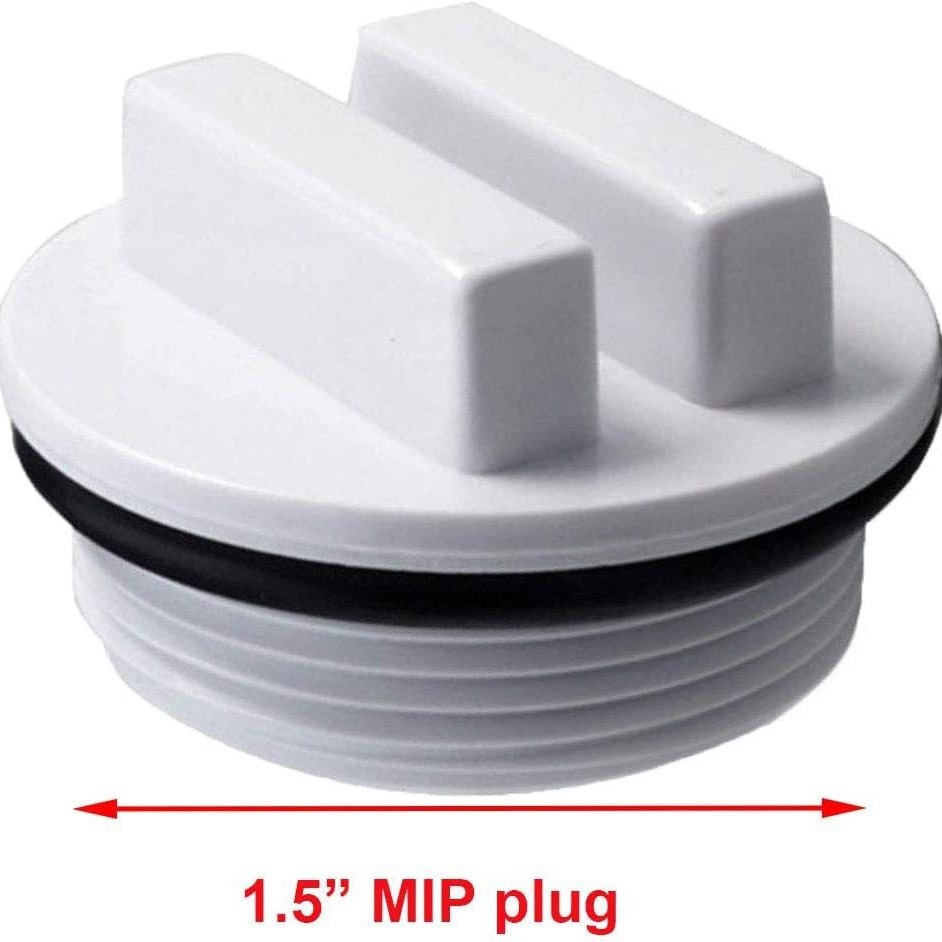 Hot Tub - 1,5-Zoll-Filter-Ablassstopfen SP1022C, Einweg-Abflussrohr-Frostschutzstopfen für Pool, Spa,