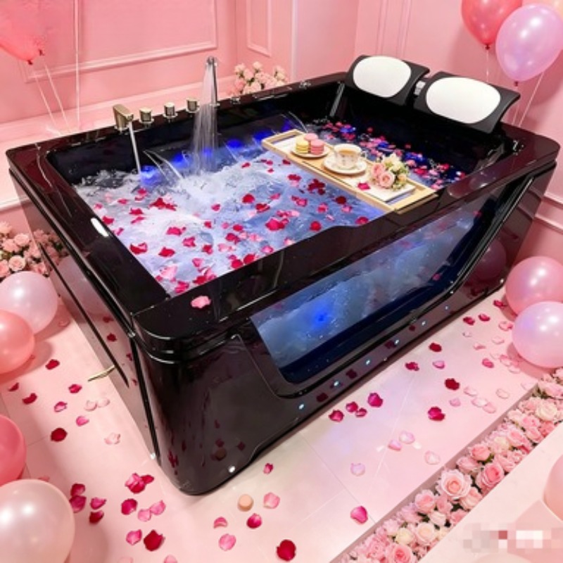Spa Massager - Acryl-Whirlpool Spa Jacuzzi Massage-Badewanne für Draußen