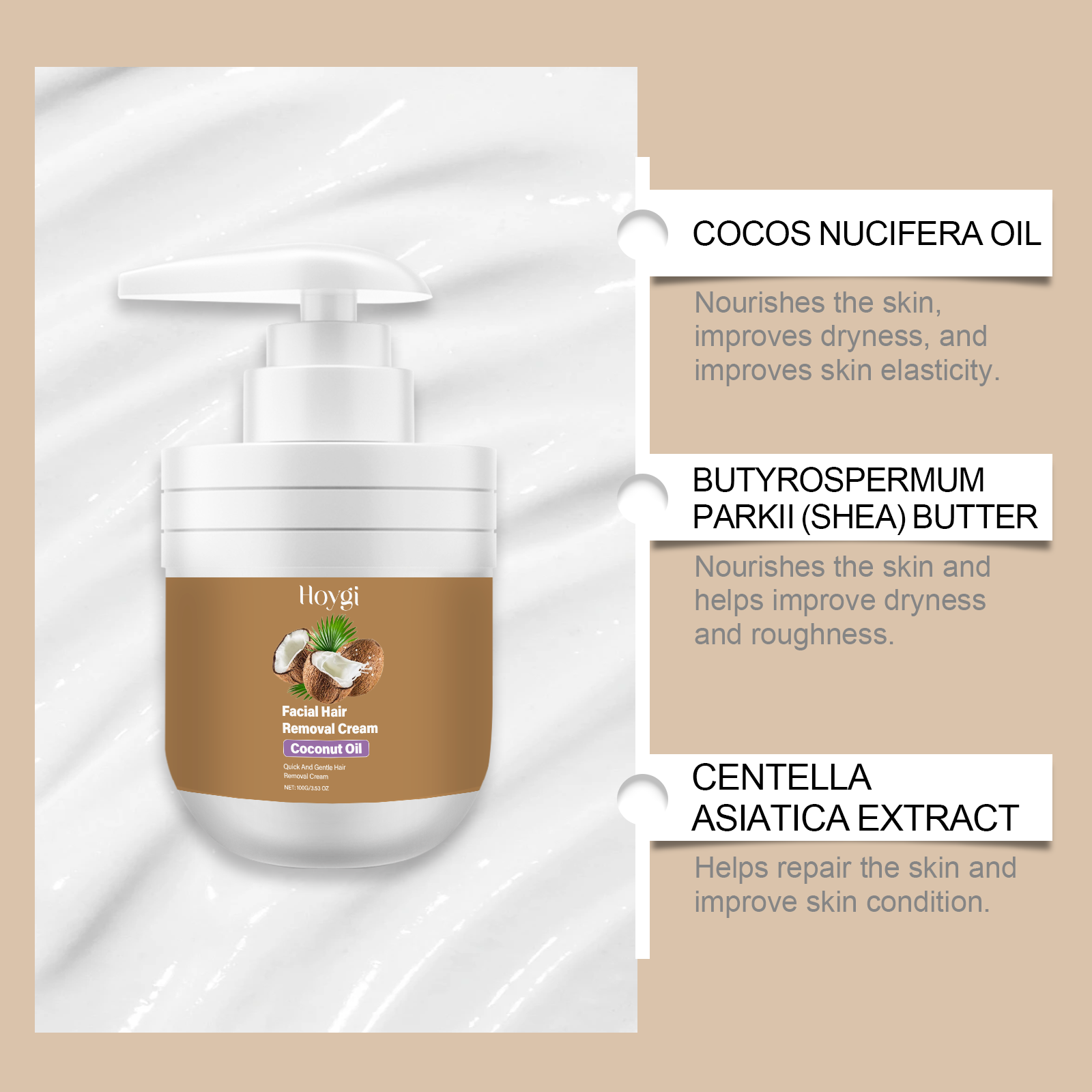 Kokosnuss-Haarentfernungscreme – Body Oil Bewertung und Preis